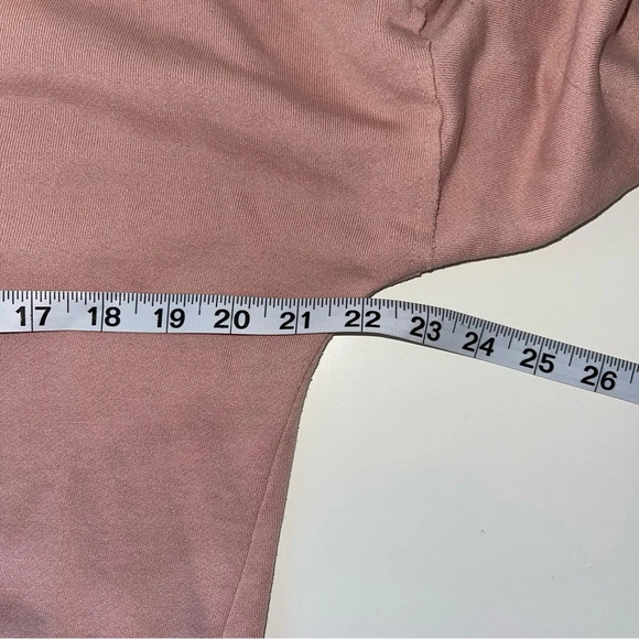 Maurices Light Pink Open Twist Back Crew Neck Sweatshirt Medium Women’s - Picture 7 of 11